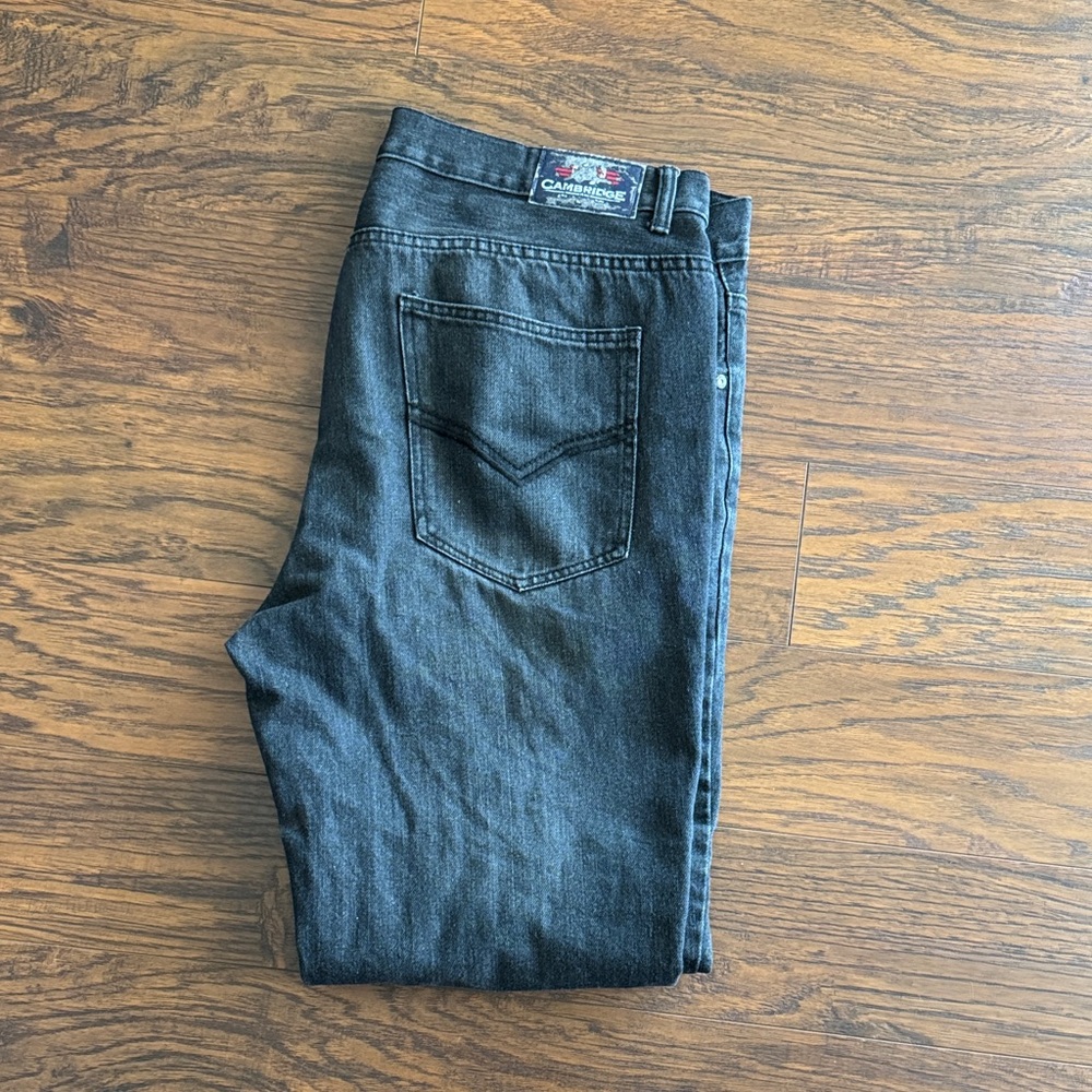 Calvin Klein Men's Dark Gray Relaxed Jeans